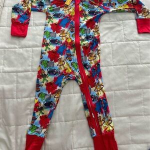 2T Sesame Street bamboo zippie